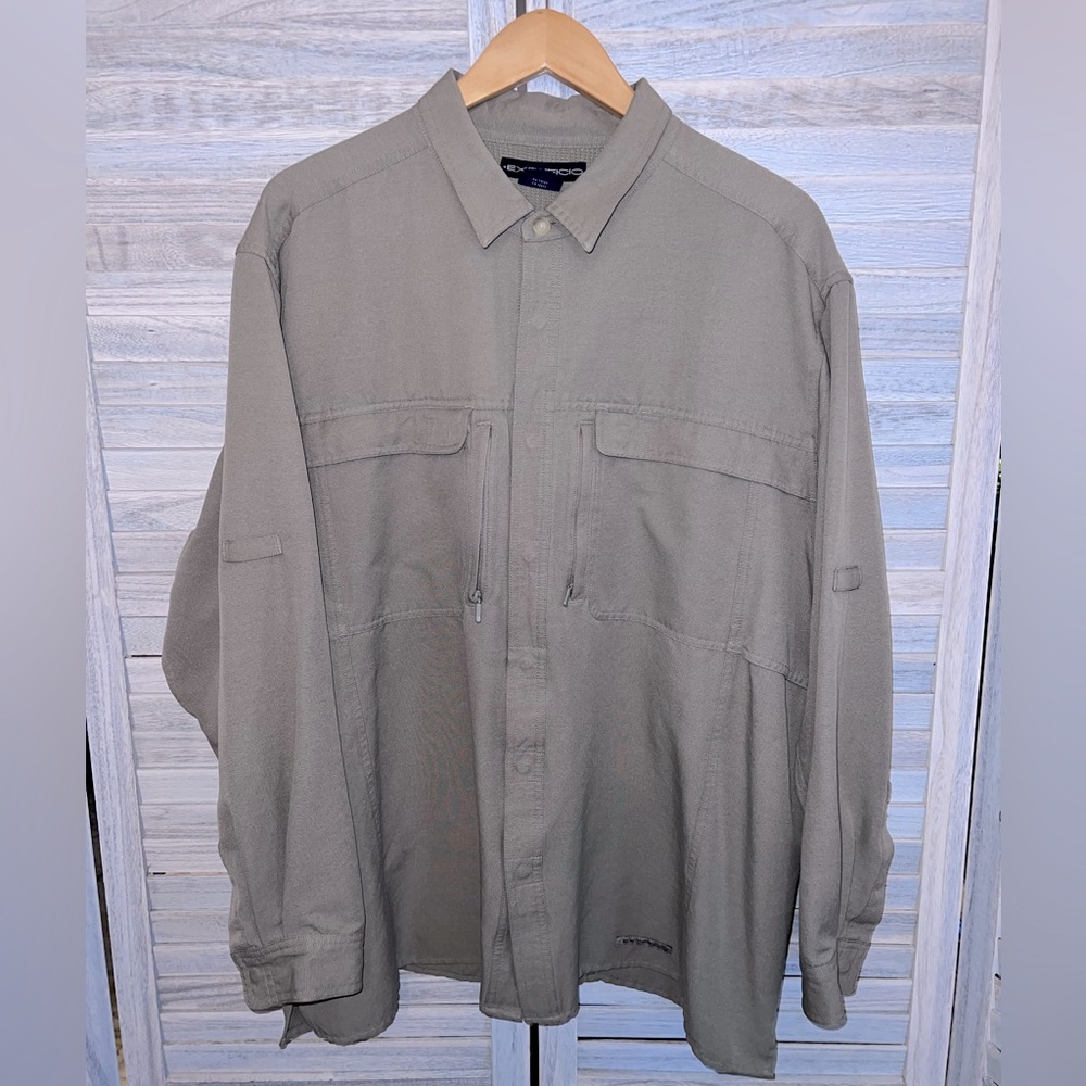 ExOfficio XXL Khaki Utility Shirt